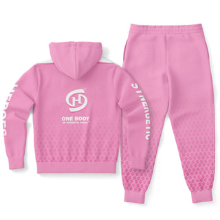 Womens Hoodie & Jogger - Soft Rose - Synergetic Heroes