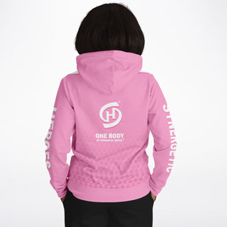 Womens Hoodie - Soft Rose - Synergetic Heroes