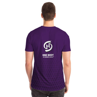 Mens T-shirt - Purple Shield