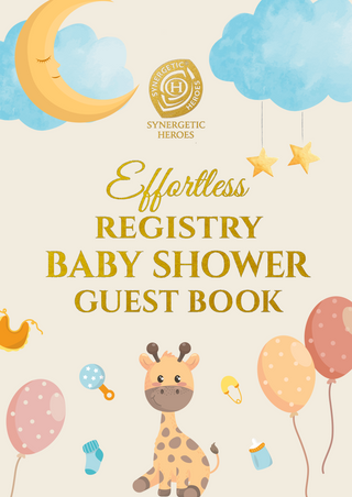Effortless Baby Shower Guest Book — Welcome Little One Edition