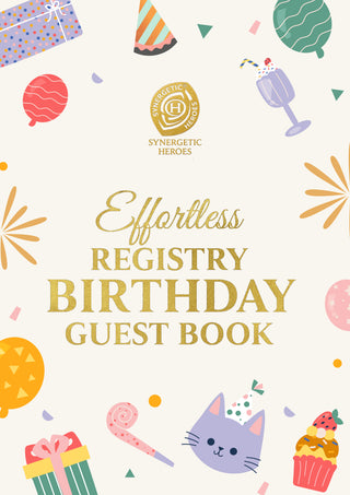 Effortless Children’s Birthday Guest Book — Joyful Memories Edition