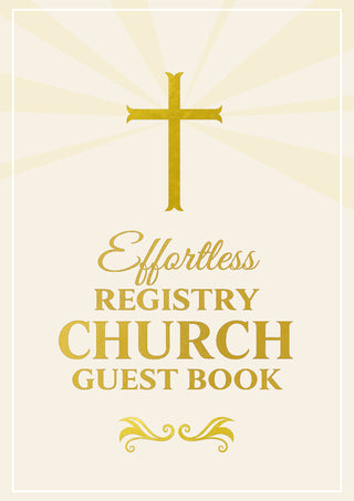 Effortless Church Visitor Guest Book — Welcome Ministry Edition
