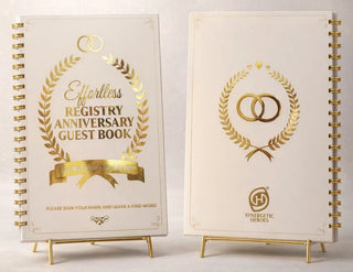 Effortless Anniversary Guest Book – Timeless Love Edition