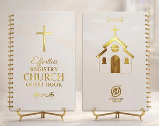 Effortless Church Visitor Guest Book — Welcome Ministry Edition