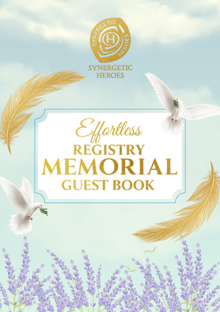 Effortless Memorial Guest Book – Everlasting Tribute Edition