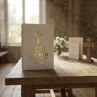 Effortless Church Visitor Guest Book — Welcome Ministry Edition