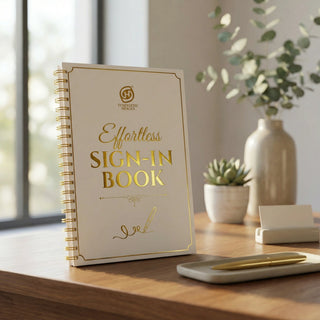Effortless Universal Sign-In Guest Book – All-Purpose Elegance Edition