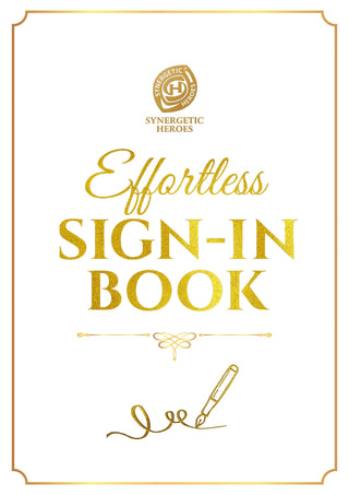 Effortless Universal Sign-In Guest Book – All-Purpose Elegance Edition