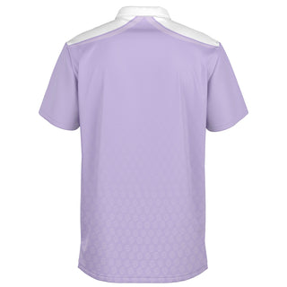 Mens Polo Shirt - Lavender Mist - Synergetic Heroes