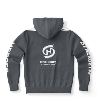 Mens Hoodie - Shadow Gray - Synergetic Heroes