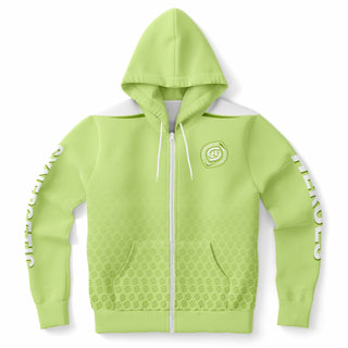 Mens Zip-Up Hoodie - Harmony Green