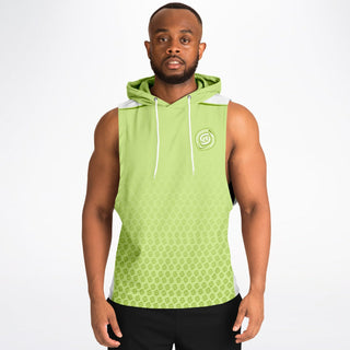 Mens Drop Armhole Hoodie - Harmony Green - Synergetic Heroes