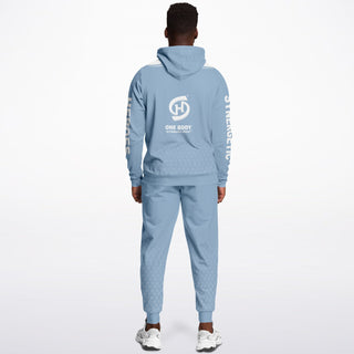 Mens Hoodie & Jogger - Angel Blue - Synergetic Heroes