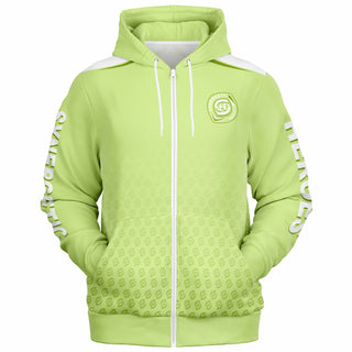 Mens Zip-Up Hoodie - Harmony Green