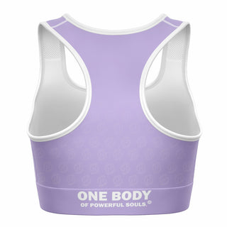 Sports Bra - Lavender Mist - Synergetic Heroes