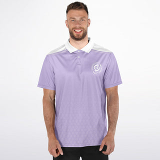 Mens Polo Shirt - Lavender Mist - Synergetic Heroes