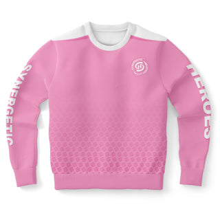 Womens Athletic Sweatshirt - Soft Rose