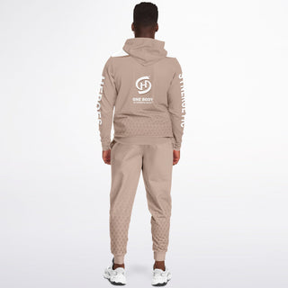 Mens Ziphoodie & Jogger - Taupe Stone - Synergetic Heroes