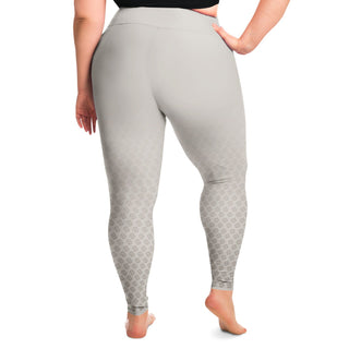 Plus Size Legging - Jade White - Synergetic Heroes