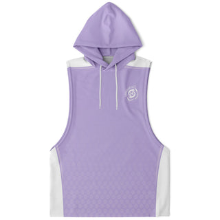 Mens Drop Armhole Hoodie - Lavender Mist - Synergetic Heroes