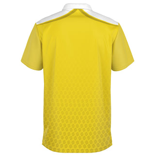 Mens Polo Shirt - Yellow Sun - Synergetic Heroes