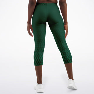 Capri Leggings - Emerald Green - Synergetic Heroes