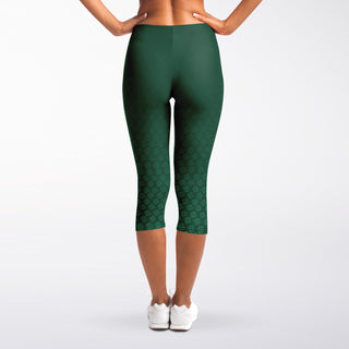 Capri Leggings - Emerald Green - Synergetic Heroes