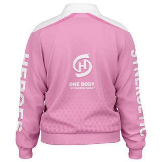 Womens Track Jacket - Soft Rose - Synergetic Heroes