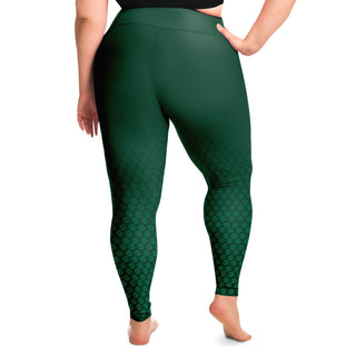 Plus Size Legging - Emerald Green - Synergetic Heroes