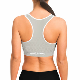 Sports Bra - Jade White - Synergetic Heroes