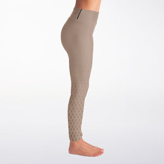 Yoga Leggings - Taupe Stone - Synergetic Heroes