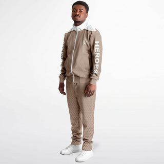 Mens Tracksuit - Taupe Stone - Synergetic Heroes