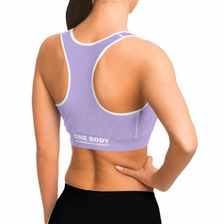 Sports Bra - Lavender Mist - Synergetic Heroes