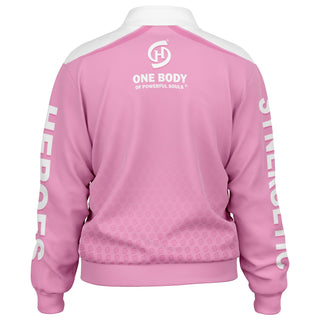 Womens Track Jacket - Soft Rose
