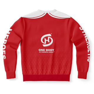 Mens Athletic Sweatshirt - Fire Red