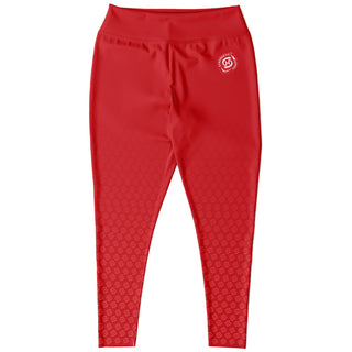 Plus Size Legging - Fire Red - Synergetic Heroes