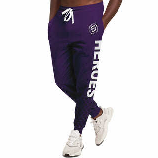 Mens Lettered Jogger - Purple Shield