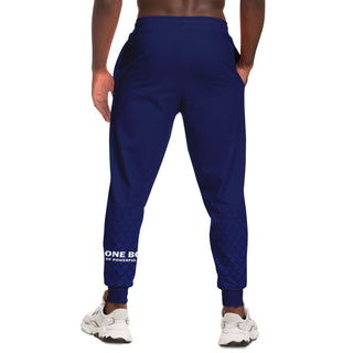 Mens Lettered Jogger - Midnight Blue - Synergetic Heroes