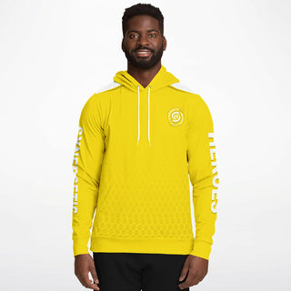 Mens Hoodie - Yellow Sun - Synergetic Heroes