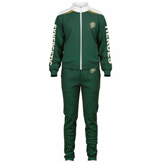 Mens Tracksuit - Emerald Green - Synergetic Heroes