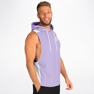 Mens Drop Armhole Hoodie - Lavender Mist - Synergetic Heroes