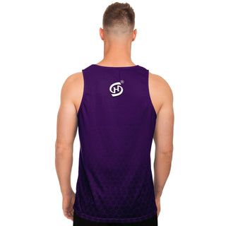 Mens Tank Top - Purple Shield