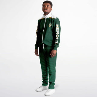 Mens Tracksuit - Emerald Green - Synergetic Heroes