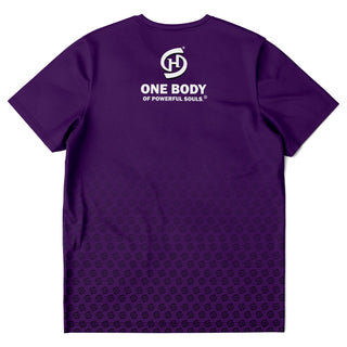 Mens T-shirt - Purple Shield