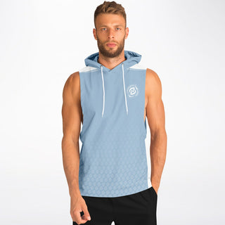 Mens Drop Armhole Hoodie - Angel Blue - Synergetic Heroes