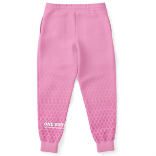 Womens Lettered Jogger - Soft Rose - Synergetic Heroes