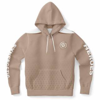 Mens Hoodie - Taupe Stone