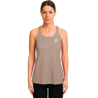 Flowy Racerback Tank Top - Taupe Stone - Synergetic Heroes