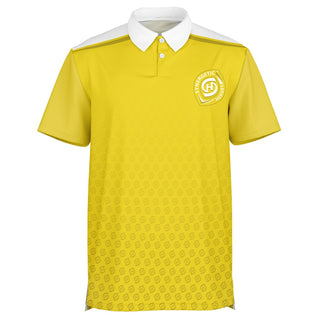 Mens Polo Shirt - Yellow Sun - Synergetic Heroes