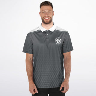 Mens Polo Shirt - Shadow Gray - Synergetic Heroes